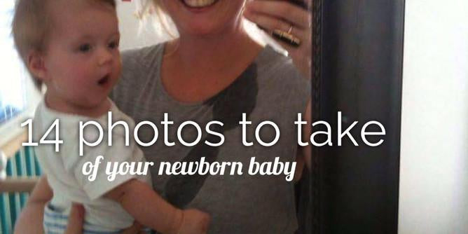 14 Photos to take of your newborn baby-Global Baby