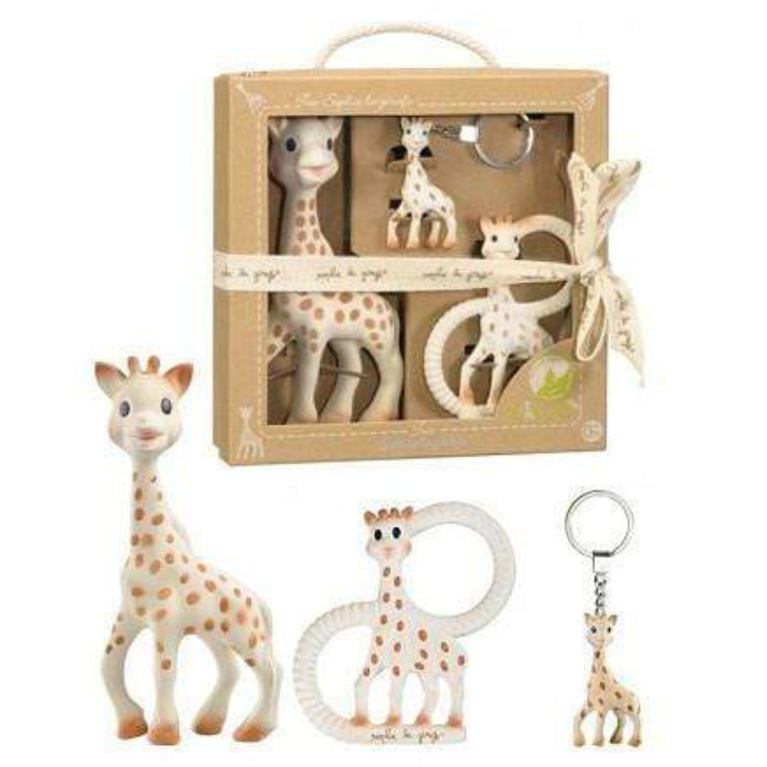 So Pure Sophie the Giraffe My First Hours Set  Newborn gift sets, Baby  gifts, New baby products