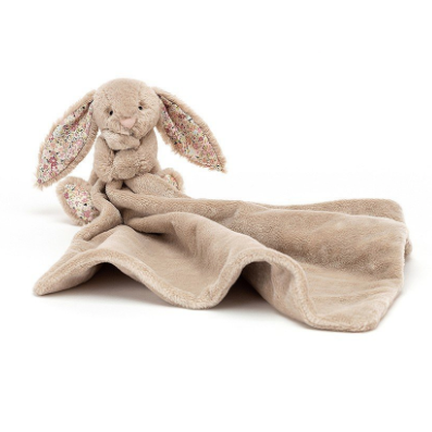 Jellycat pink bunny sale comforter