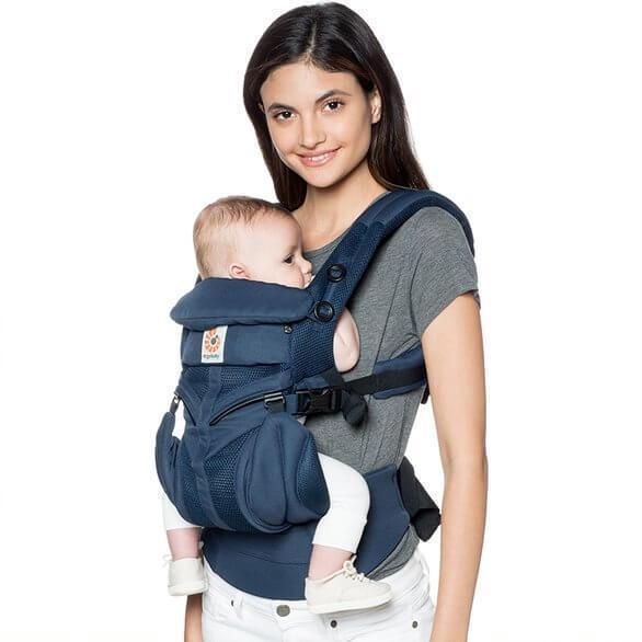 Ergobaby Omni 360 Cool Air Mesh Carrier - Light Chambray Blue