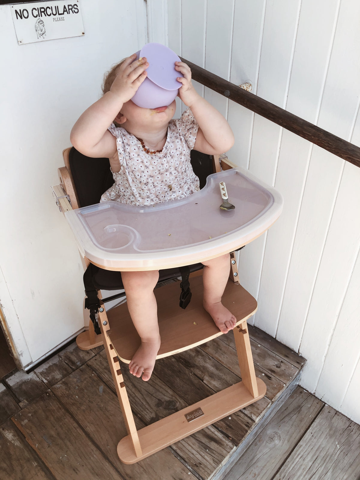 Babyhood Kaylula Ava High Chair Beech Global Baby